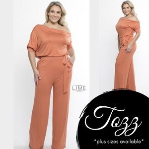 Off the shoulder jumpsuit